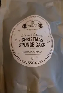 Christmas sponge cake