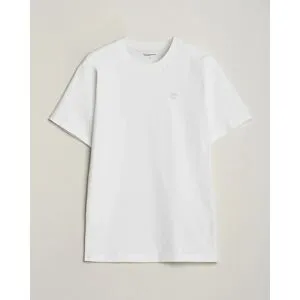 KnowledgeCotton Apparel Loke Badge T-Shirt Bright White