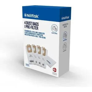 Nilfisk Dammsugarpåsar för Select och Power - 4-pack