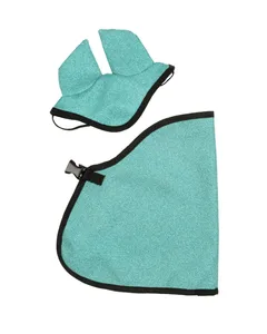 My Hobby Horse - Rug & ear bonnet blue glitter