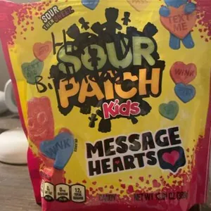 Sour Patch Kids Message Hearts