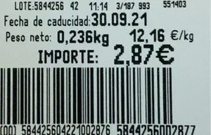 Jamón curado pernil assecat