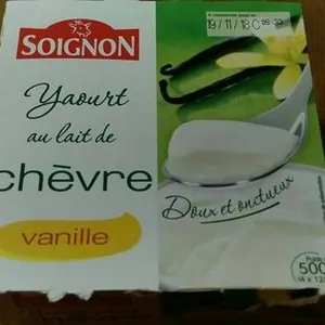 Yaourt au lait de chèvre Vanille
