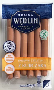 Parówki z filetem z kurczaka