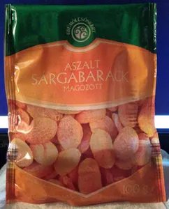 Aszalt sárgabarack, magozott