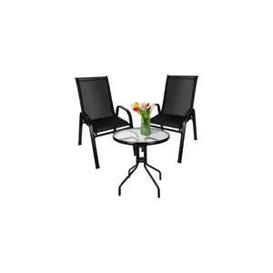 Balkongmöbelset med bord och 2 stolar