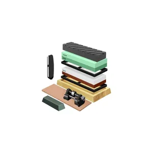 Knivslip med 2 stenar och tillbehör