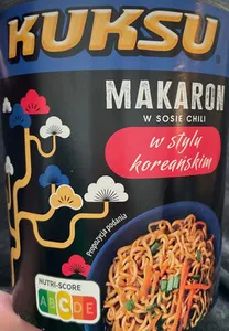 Makaron w sosie chili w stylu koreańskim