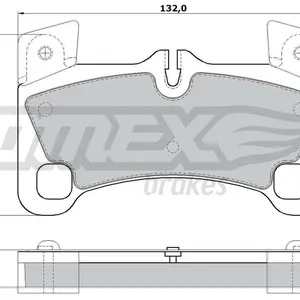 Bromsbelägg TOMEX brakes TX 17-15