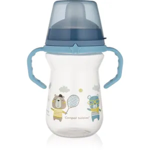 Canpol babies Bonjour Paris mugg med handtag Blå 6m+ 250 ml