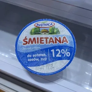 Fresh soured cream 12% fat