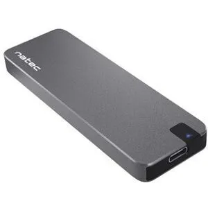 Natec USB-C/USB 3.2 gen 2-kabinett för intern M.2 NVMe SSD