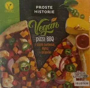 Vegan pizza BBQ
