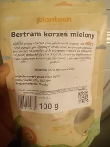 Bertram korzeń mielony