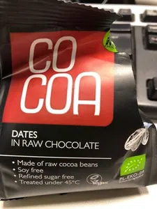 Dates in raw chocolate