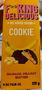 F**king Delicious бисквити - банан и фъстъчено масло, без захар