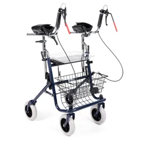 Stående rollator med 4 hjul och armbågsstöd - LENA