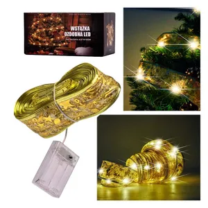 Jul LED-ljusslinga, 100 varmvita lampor, 10m