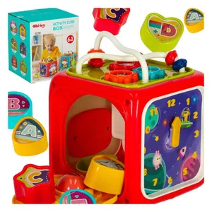 Sensorisk leksak pedagogisk kub 6in1