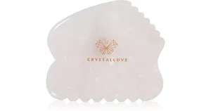 Crystallove Rose Quartz Contour Gua Sha Ansiktsmassageverktyg 1 st