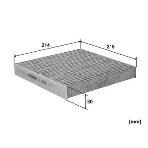 Kupéfilter FILTRON K 1380A