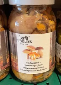 Pickled spicy mixed mushrooms