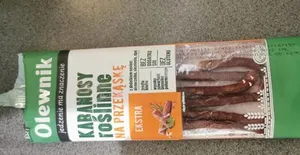 Kabanosy roślinne na przekąskę