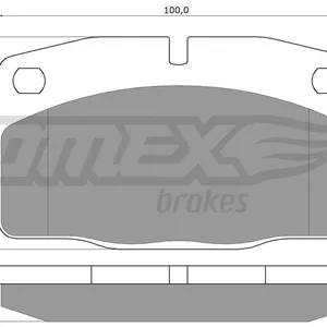 Bromsbelägg TOMEX brakes TX 10-13