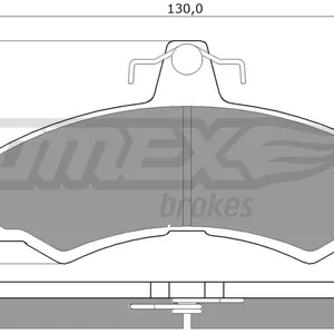 Bromsbelägg TOMEX brakes TX 10-45