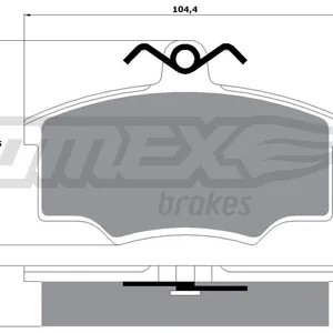 Bromsbelägg TOMEX brakes TX 10-57
