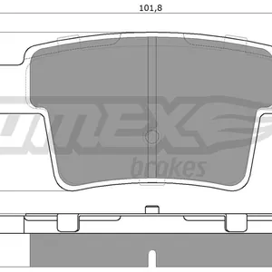 Bromsbelägg TOMEX brakes TX 14-74
