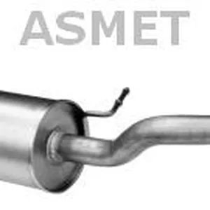 Mittenljuddämpare ASMET 03.098