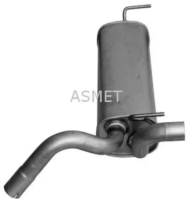 Mittenljuddämpare ASMET 05.252