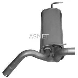 Bakre ljuddämpare ASMET 05.242
