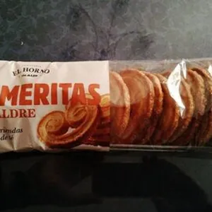 Palmeritas de hojaldre