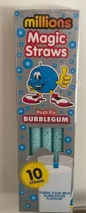 Millions magic straws bubblegum
