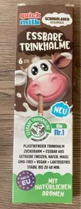 Quick milk Trinkhalme essbar