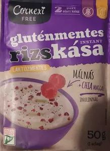 Gluténmentes instant rizskása málnás chia maggal inulinnal