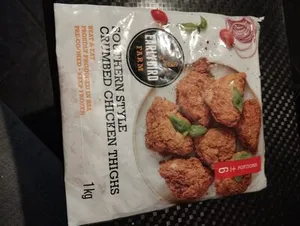 Souther Style Crumbed Chicken thighs