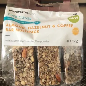 Almond, hazelnut & coffee bar