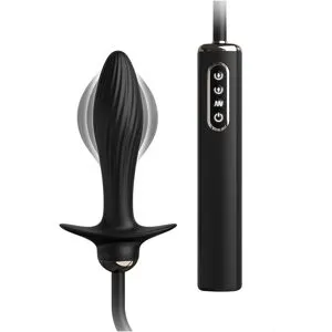 Anal Fantasy Auto Throb Inflatable Plug Black