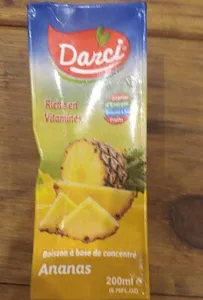 Boisson à base de concentré d'ananas