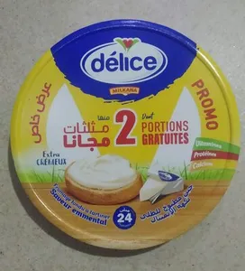 Fromage fondu à tartiner saveur emmental