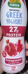 Drinking greek yoghurt pomegranate