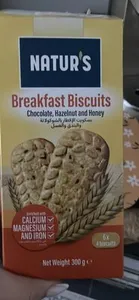 Breakfast Biscuits Chocolate, Hazelnut and Honey