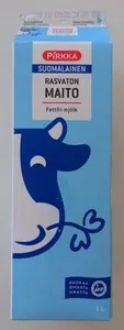Suomalainen rasvaton maito