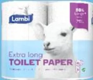 Toalettpapir Extra Long 4rl Lambi