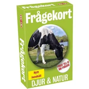 TACTIC Spel Frågekort, Djur & Natur
