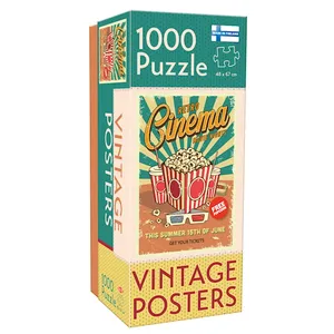 Pussel 1000 Bitar Vintage Retro Cinema, Tactic