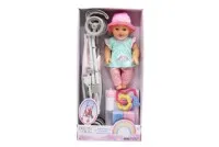HAPPY FRIEND - Lotta Doll 30cm with Stroller Set